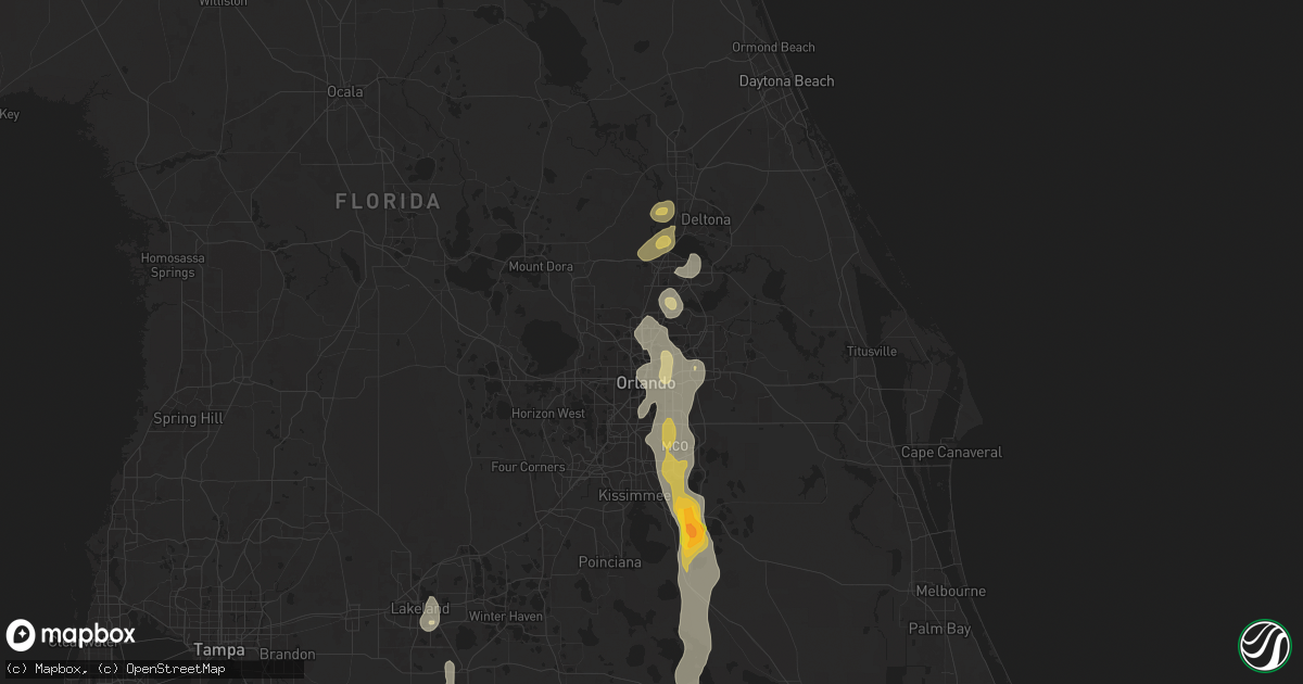 Hail map in Maitland, FL on June 6, 2024