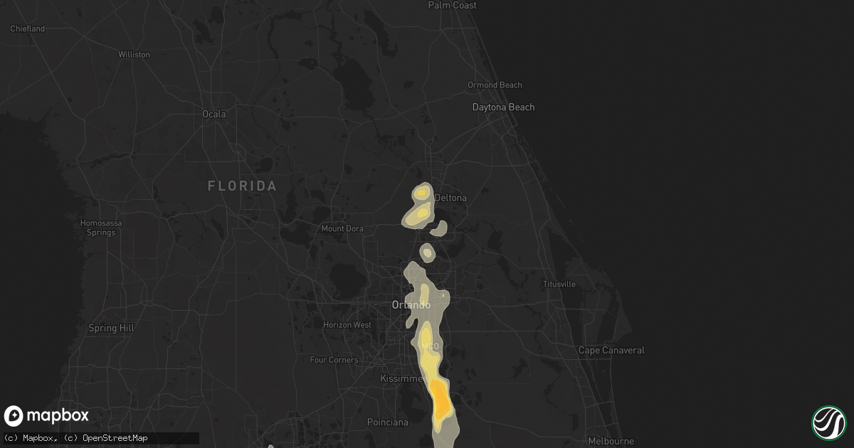 Hail map in Sanford, FL on June 6, 2024