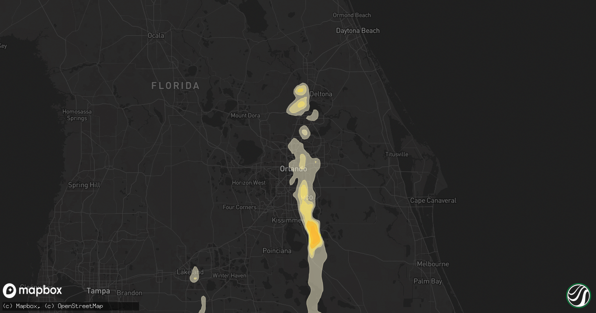 Hail map in Winter Park, FL on June 6, 2024