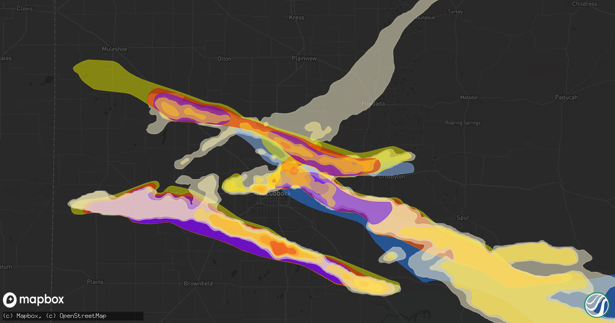 Hail map in Idalou, TX on June 6, 2025