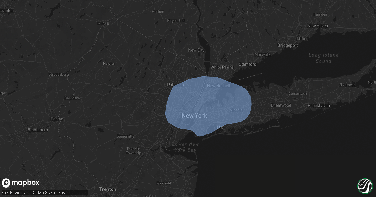 Hail map in Carlstadt, NJ on June 6, 2026