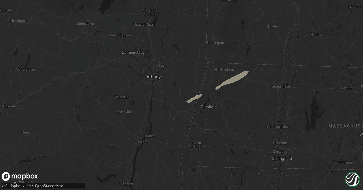 Hail map in East Nassau, NY on June 6, 2026