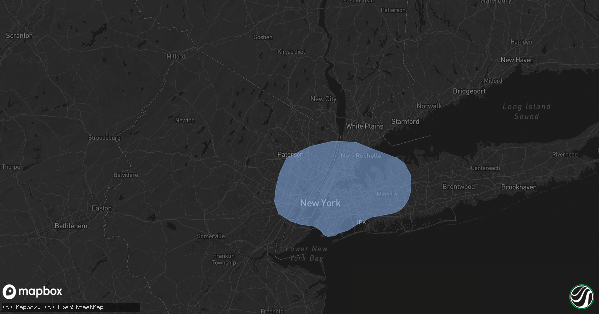 Hail map in Elmwood Park, NJ on June 6, 2026