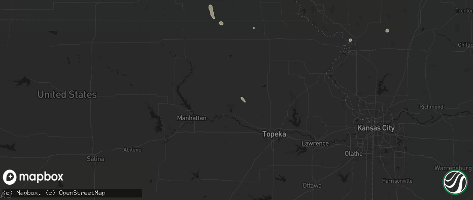 Hail map in Emmett, KS on June 6, 2026