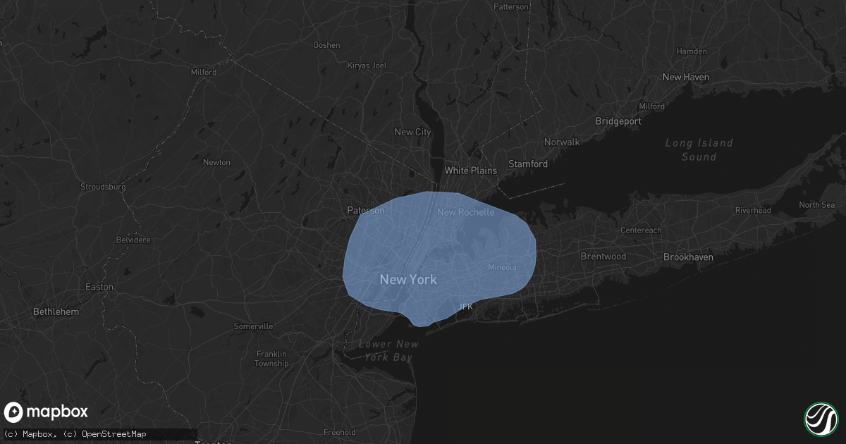 Hail map in Englewood Cliffs, NJ on June 6, 2026