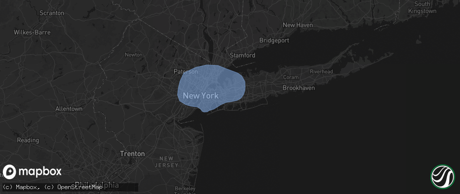 Hail map in Franklin Square, NY on June 6, 2026
