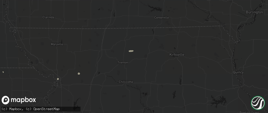 Hail map in Galt, MO on June 6, 2026