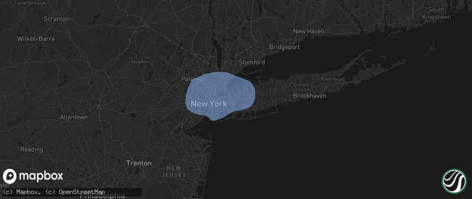 Hail map in Glen Oaks, NY on June 6, 2026