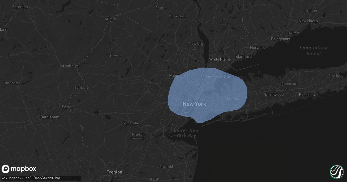 Hail map in Glen Ridge, NJ on June 6, 2026