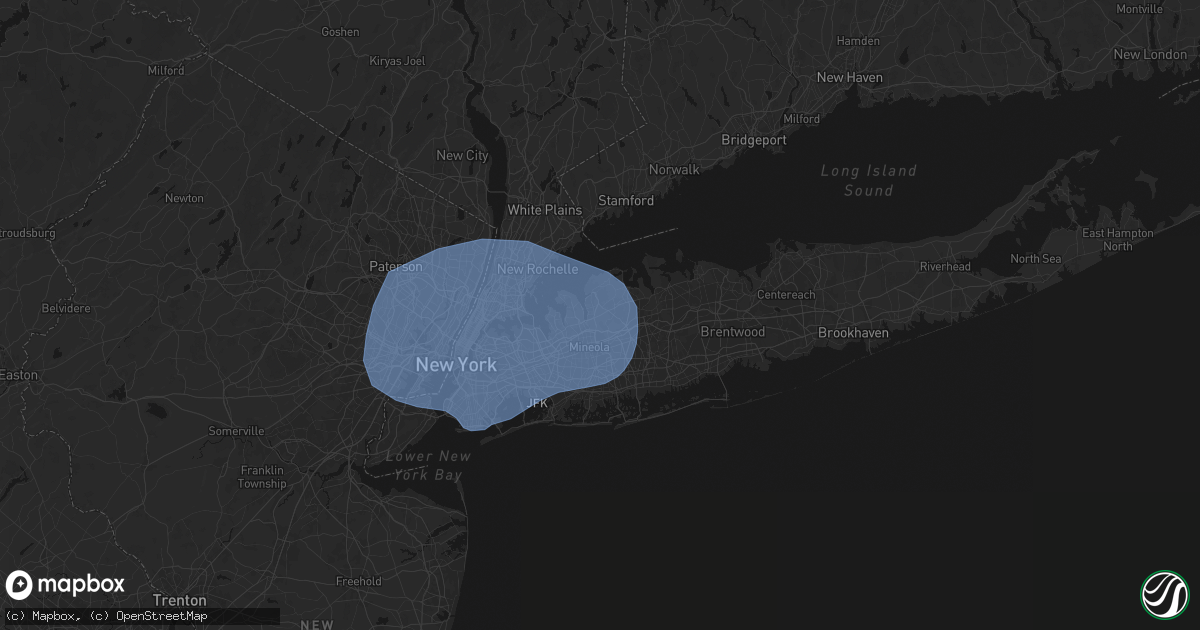 Hail map in Greenvale, NY on June 6, 2026