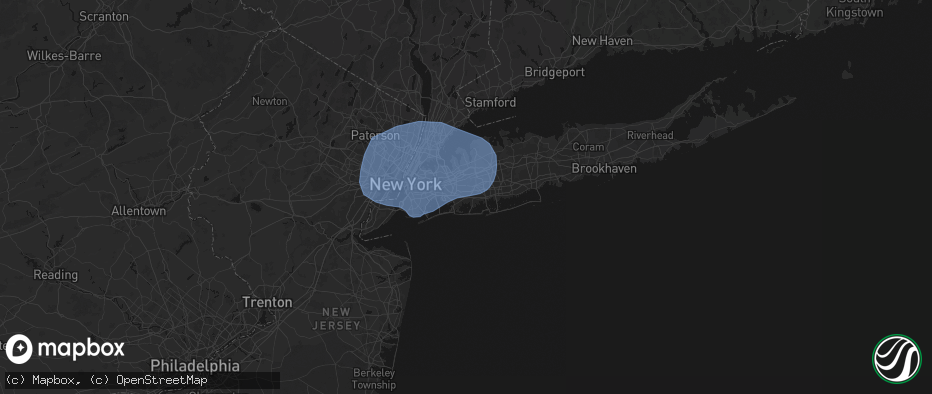 Hail map in Lynbrook, NY on June 6, 2026