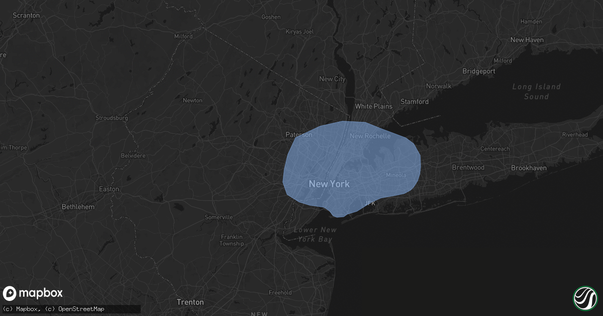 Hail map in Nutley, NJ on June 6, 2026