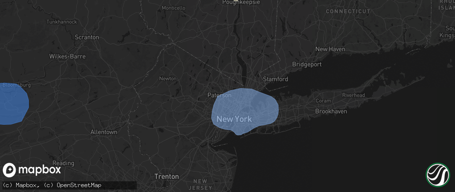 Hail map in Rochelle Park, NJ on June 6, 2026