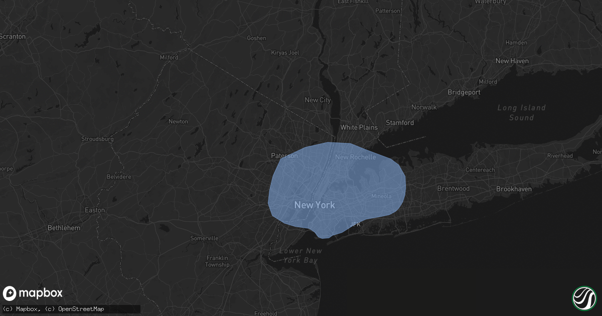 Hail map in Rochelle Park, NJ on June 6, 2026