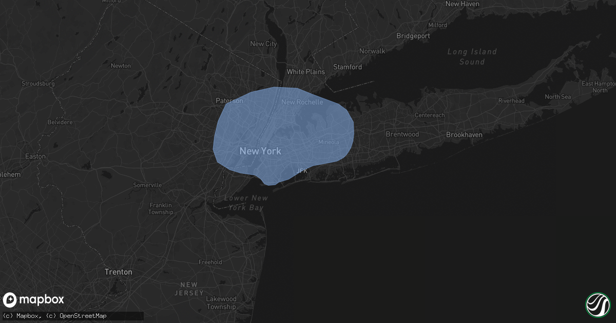 Hail map in Springfield Gardens, NY on June 6, 2026