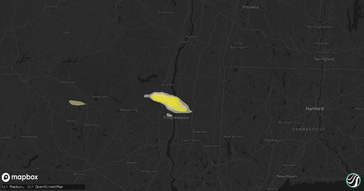 Hail map in Staatsburg, NY on June 6, 2026
