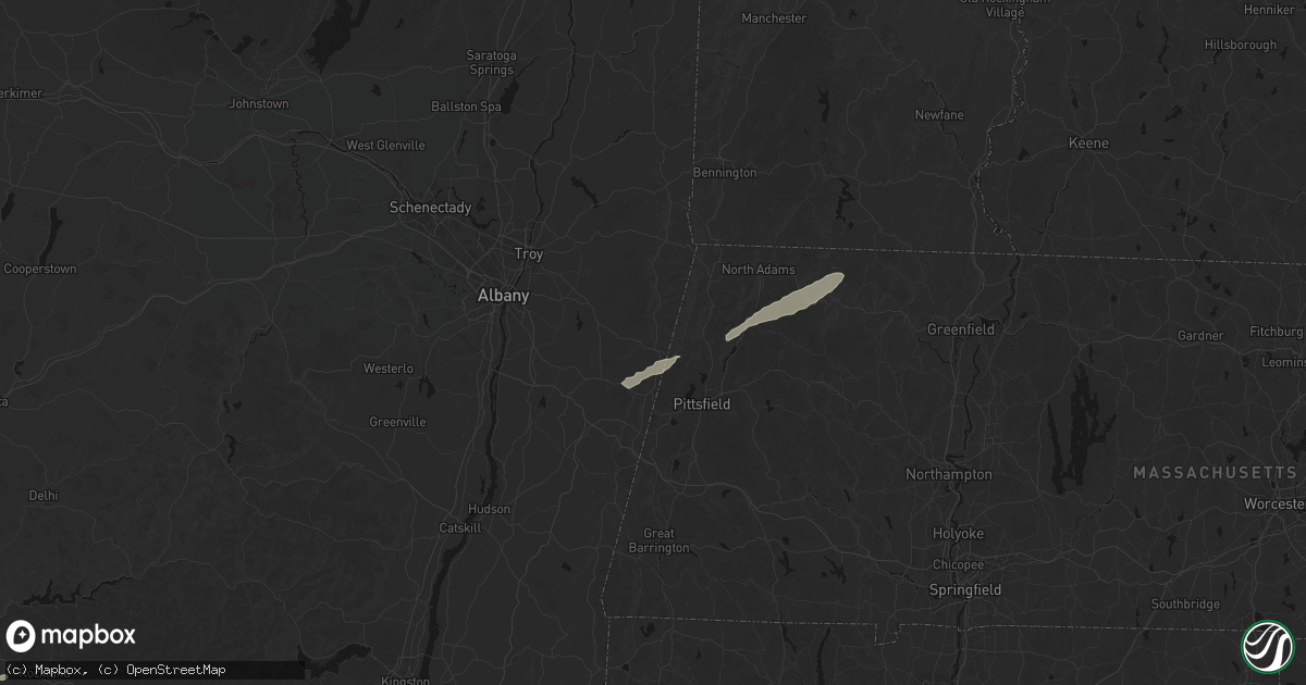 Hail map in Stephentown, NY on June 6, 2026