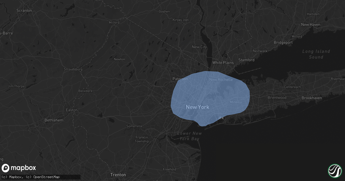 Hail map in Verona, NJ on June 6, 2026
