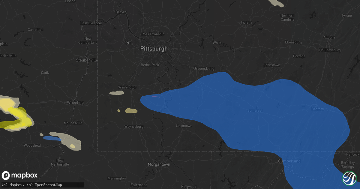 Hail map in Wickhaven, PA on June 6, 2026