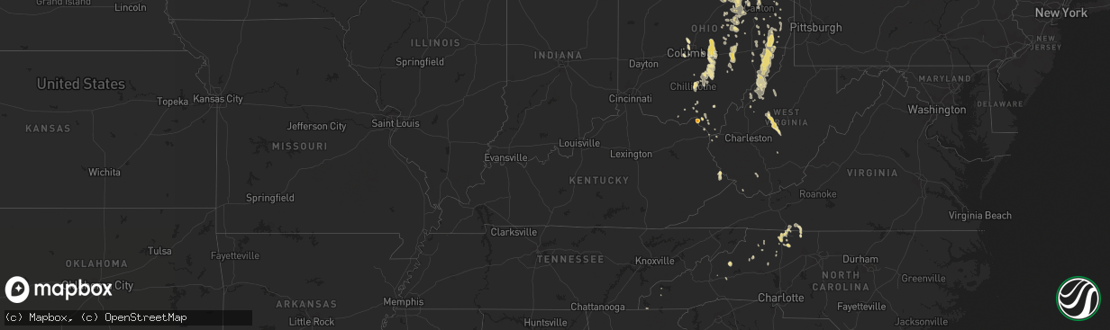 Hail map in Alabama on June 7, 2011