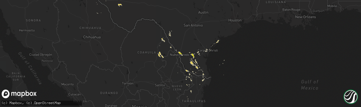 Hail map on June 7, 2013