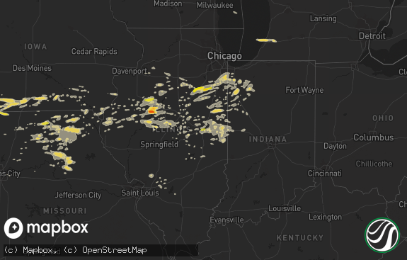 Hail map preview on 06-07-2015