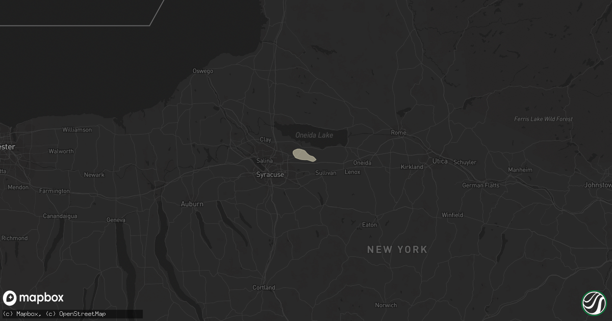 Hail map in Kirkville, NY on June 7, 2016