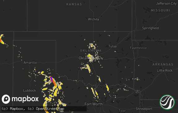 Hail map preview on 06-07-2018