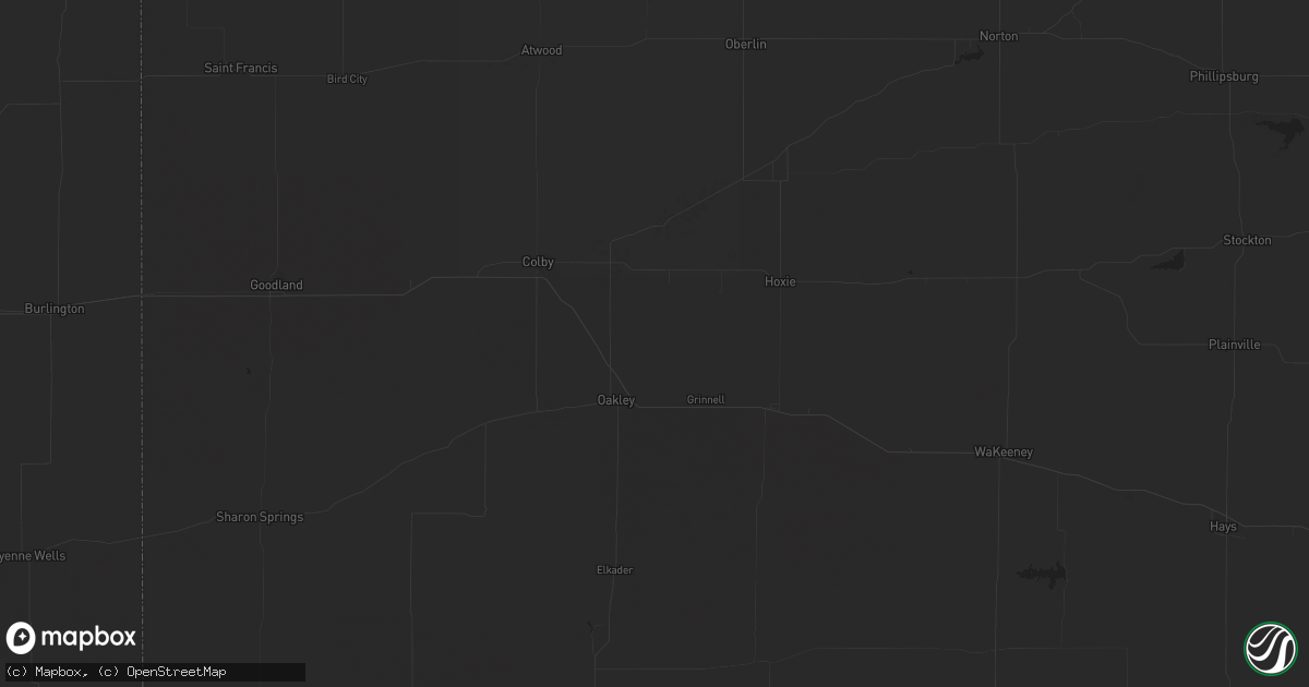 Hail map in Niagara, ND on June 7, 2023
