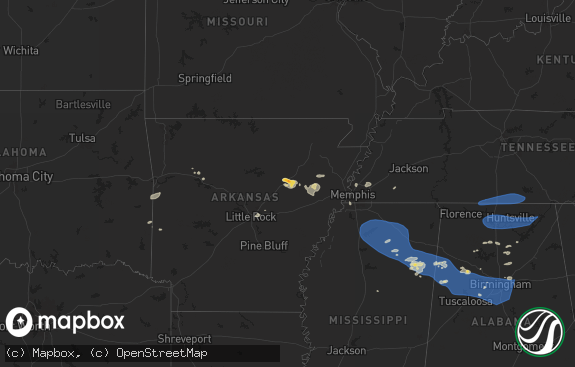 Hail map preview on 06-07-2025