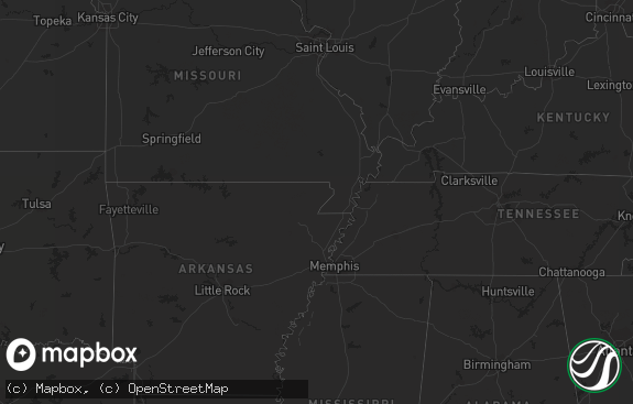 Hail map preview on 06-08-2012