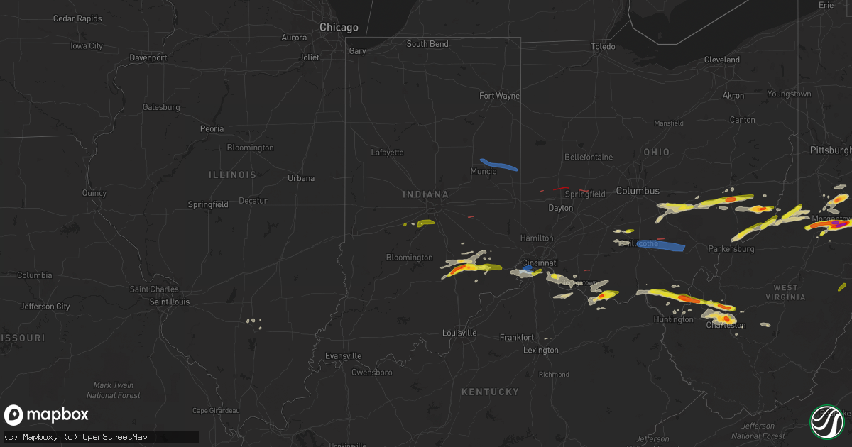Hail map on June 8, 2022