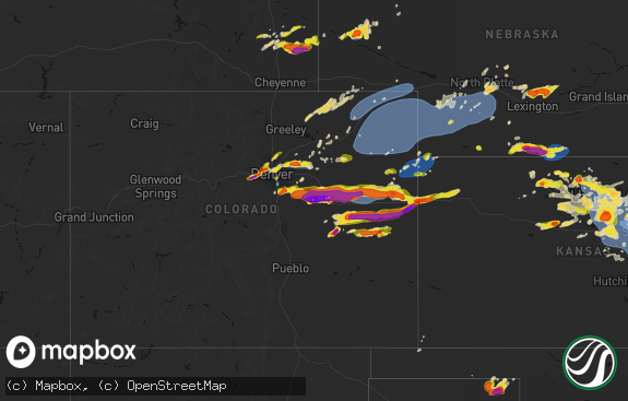 Hail map preview on 06-08-2026