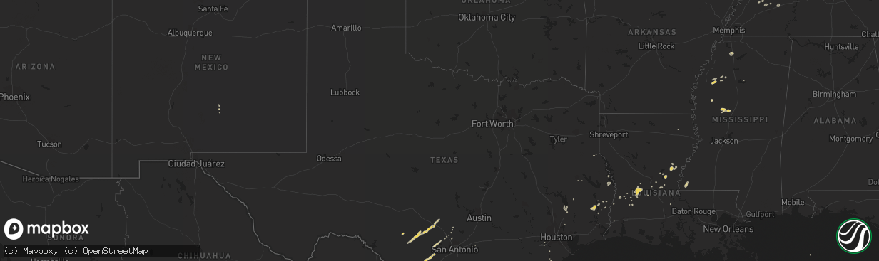 Hail map on June 9, 2013