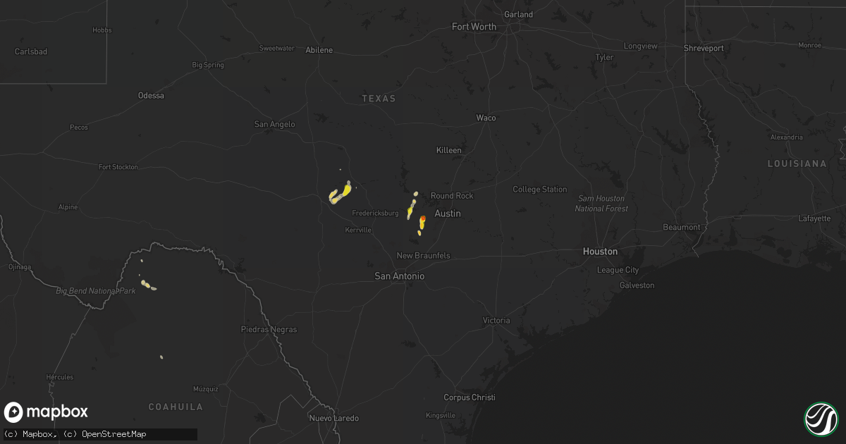 Hail map on June 9, 2017