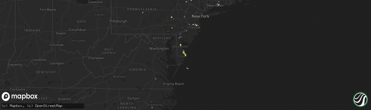 Hail map on June 9, 2021