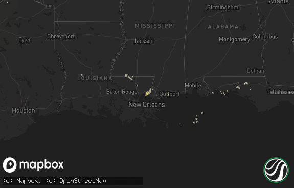 Hail map preview on 06-09-2022