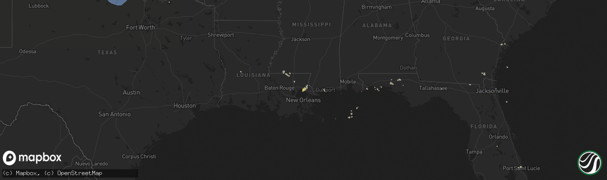 Hail map on June 9, 2022