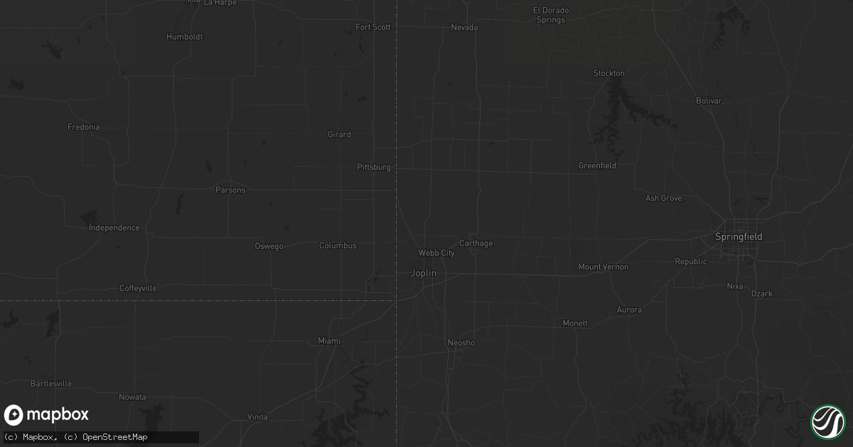 Hail map in Youngstown, FL on June 9, 2023