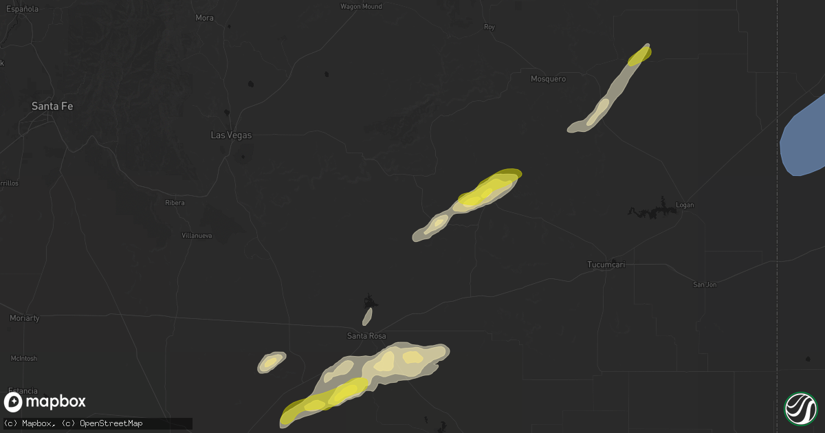 Hail map in Garita, NM on June 9, 2026