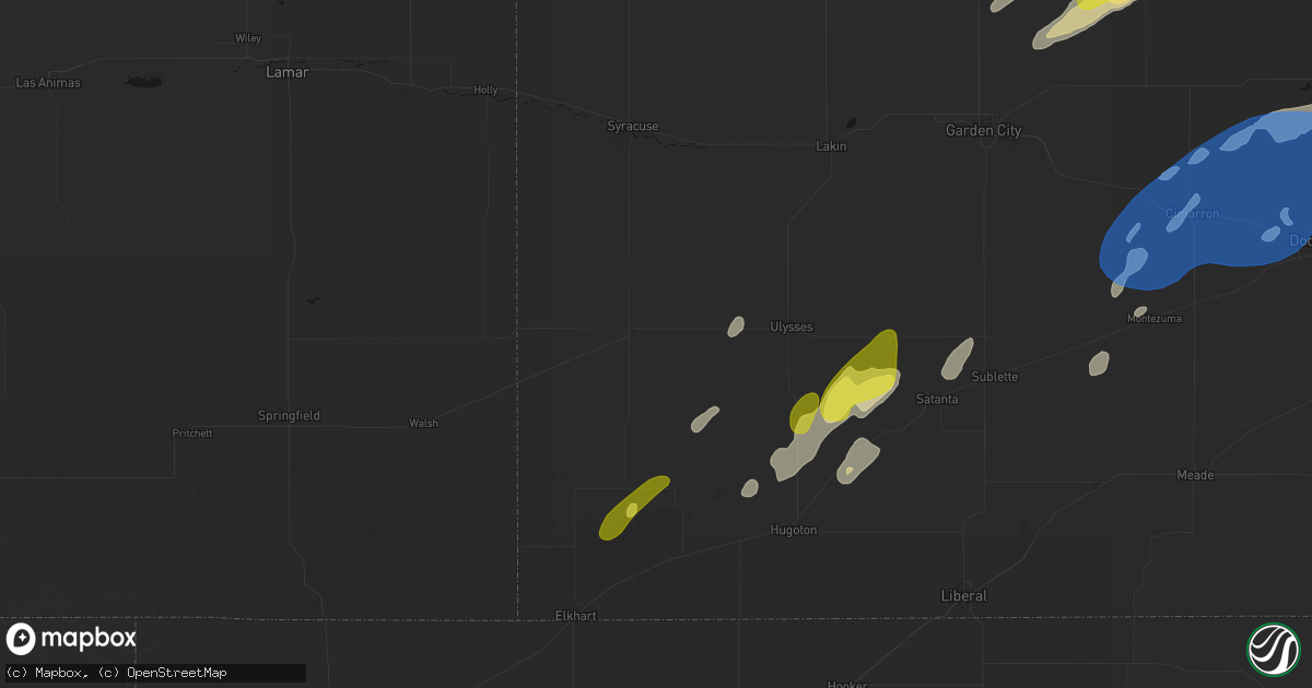 Hail map in Johnson, KS on June 9, 2026
