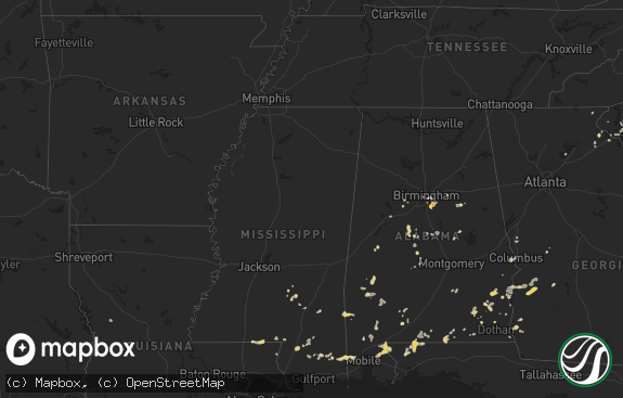 Hail map preview on 06-10-2011