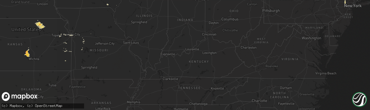 Hail map in Iowa on June 10, 2012
