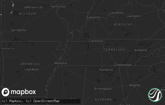 Hail map preview on 06-10-2012