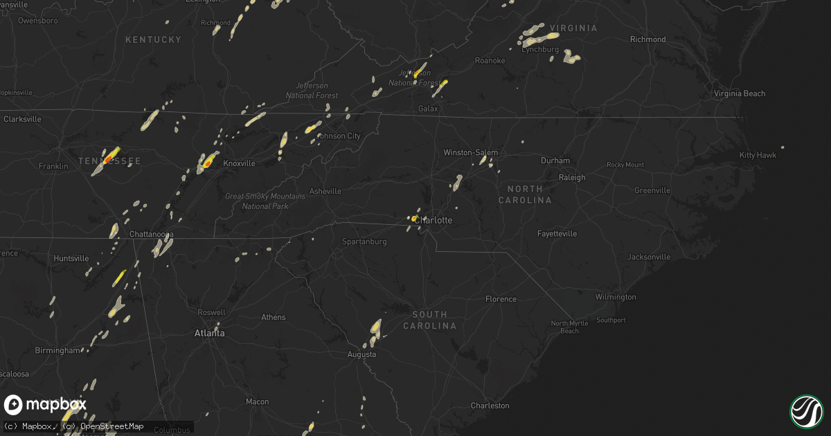 Hail map on June 10, 2014