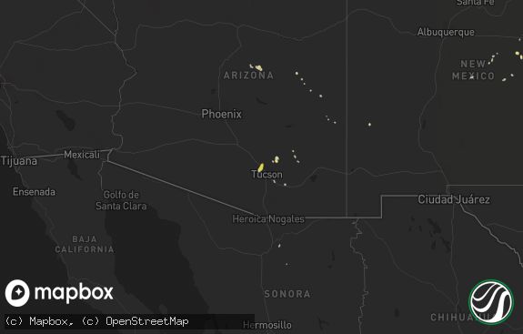 Hail map preview on 06-10-2016