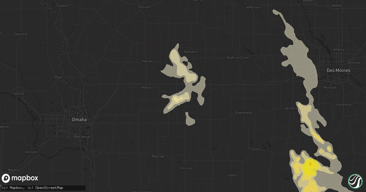Hail map in Atlantic, IA on June 10, 2018
