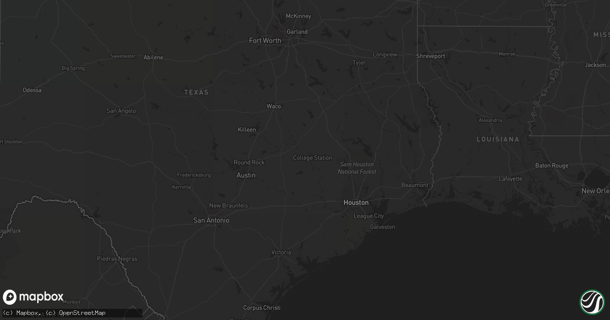 Hail map in Georgia on June 10, 2019
