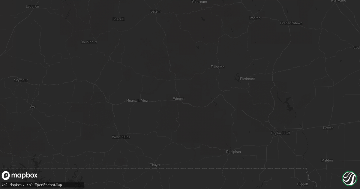 Hail map in Bastrop, LA on June 10, 2022
