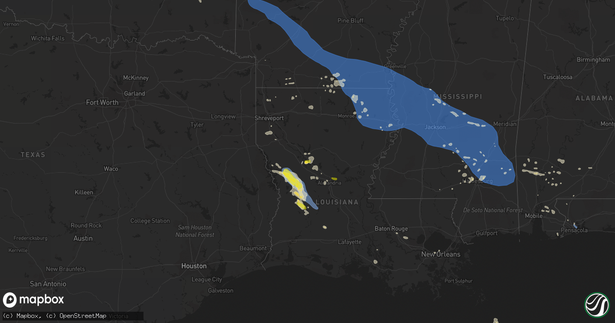 Hail map on June 10, 2022